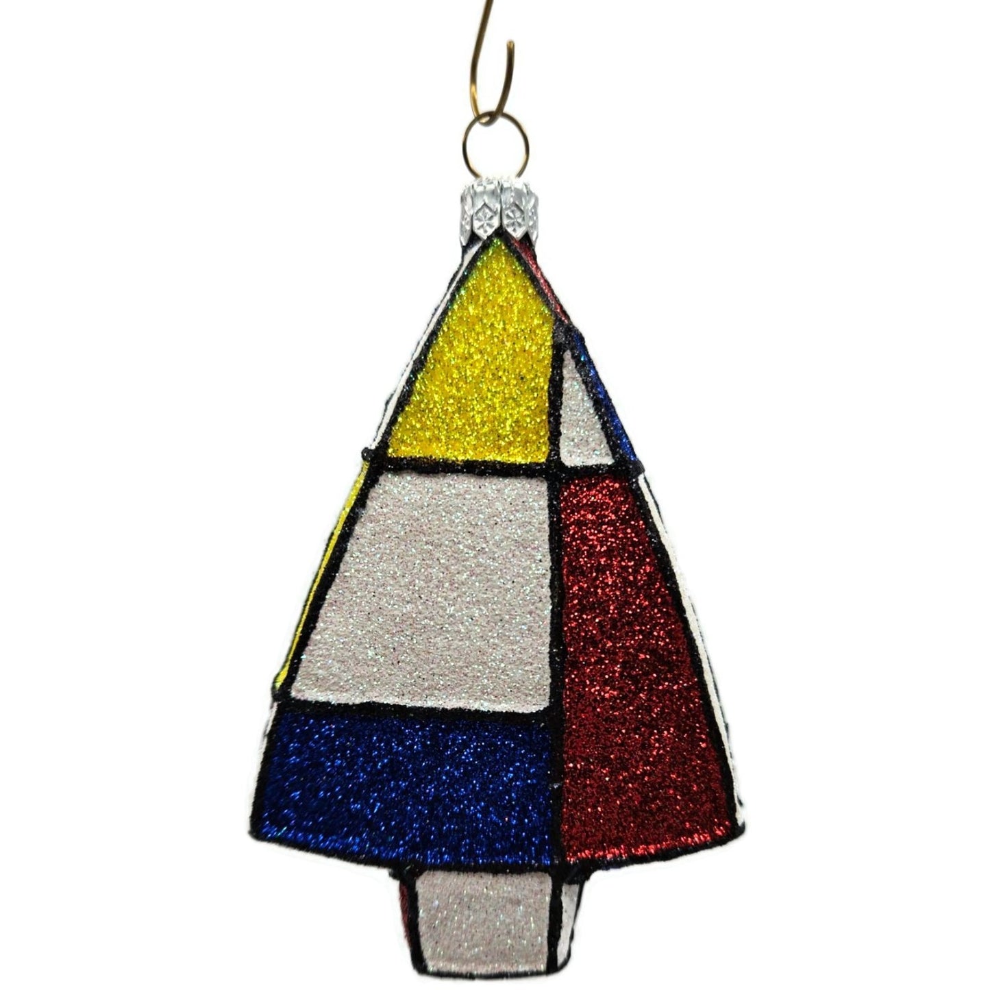 Patricia Breen Mondrian Tree Piet Abstract Art Dutch Artist Christmas Ornament