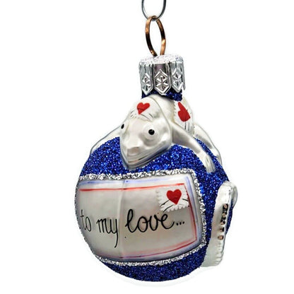Patricia Breen Miniature Chameleon Surprise Letters Valentines Holiday Ornament