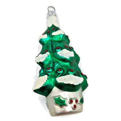 Ornament Patricia Breen Classic Tree Red Ornaments Matte Dots Christmas Holiday