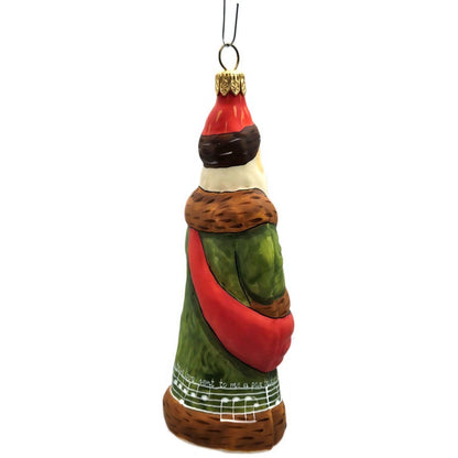 Vaillancourt Twelve Days of Christmas Santa Claus Folk Art Christmas Ornament