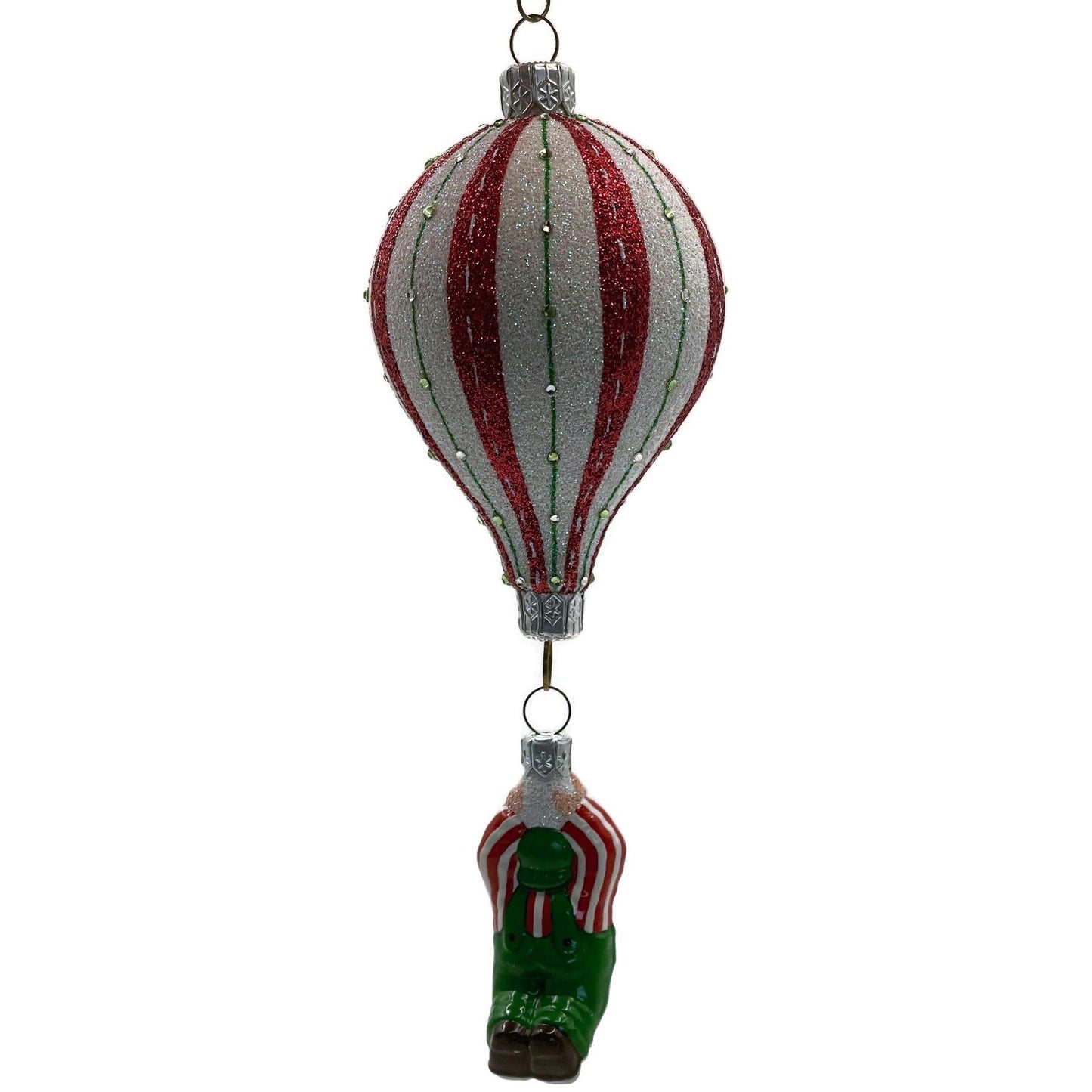 Patricia Breen Ornament Miniature Balloon Boy Snowman Holly Christmas Tree Decor