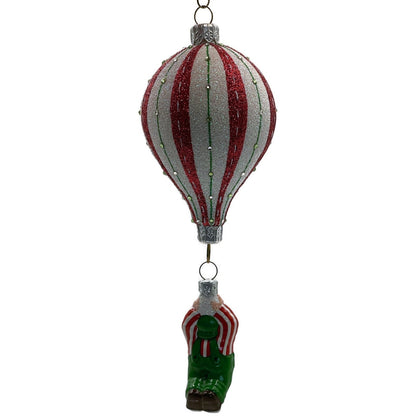 Patricia Breen Ornament Miniature Balloon Boy Snowman Holly Christmas Tree Decor