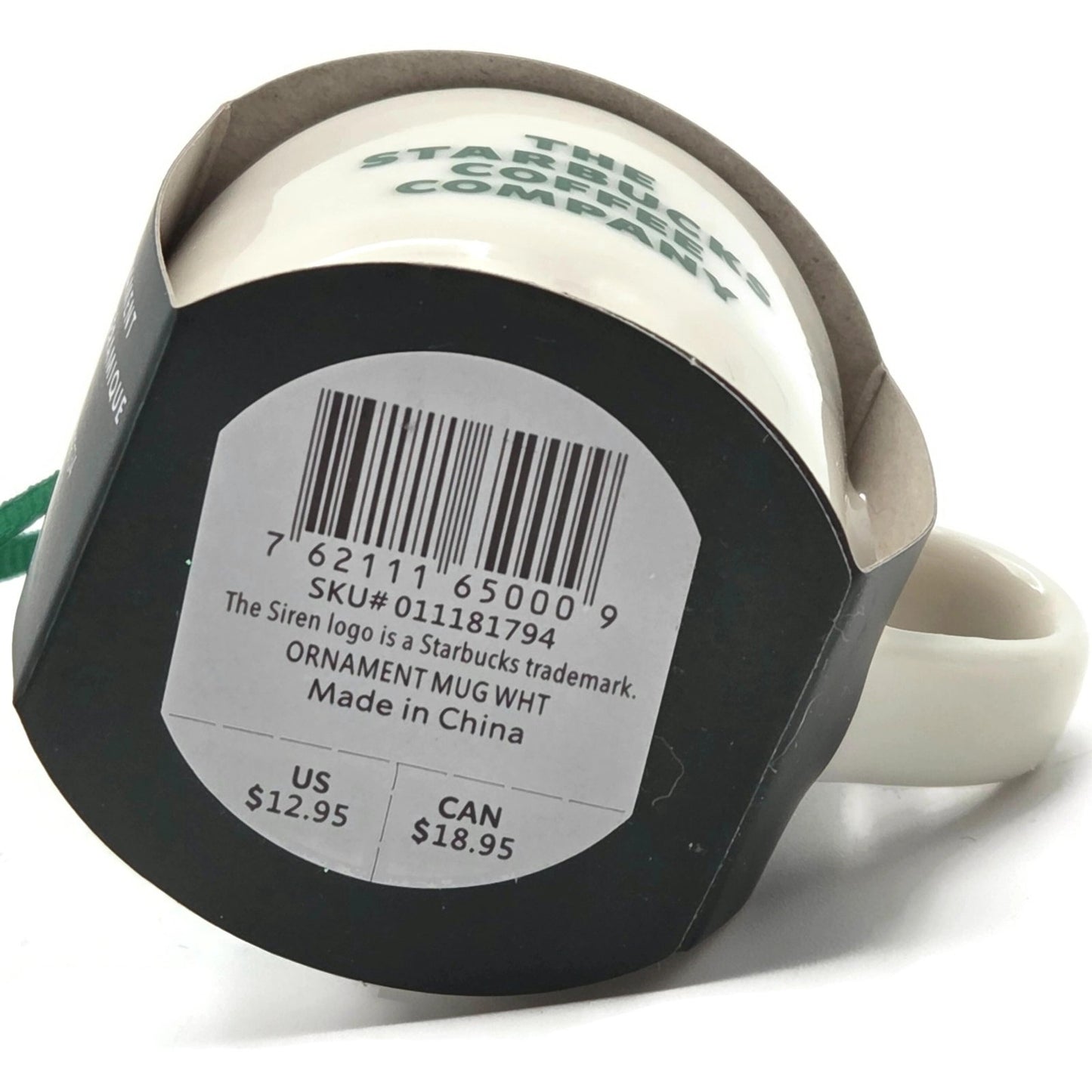 Starbucks Ceramic Mini Cup Coffee Mug Christmas Tree Ornament Heart New 2025