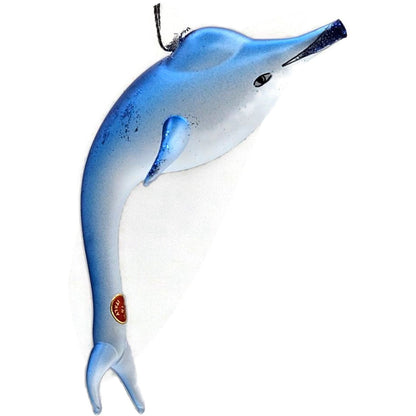 Sofferia De Carlini Delfrost Twinklefin Dolphin Italian Christmas Tree Ornament