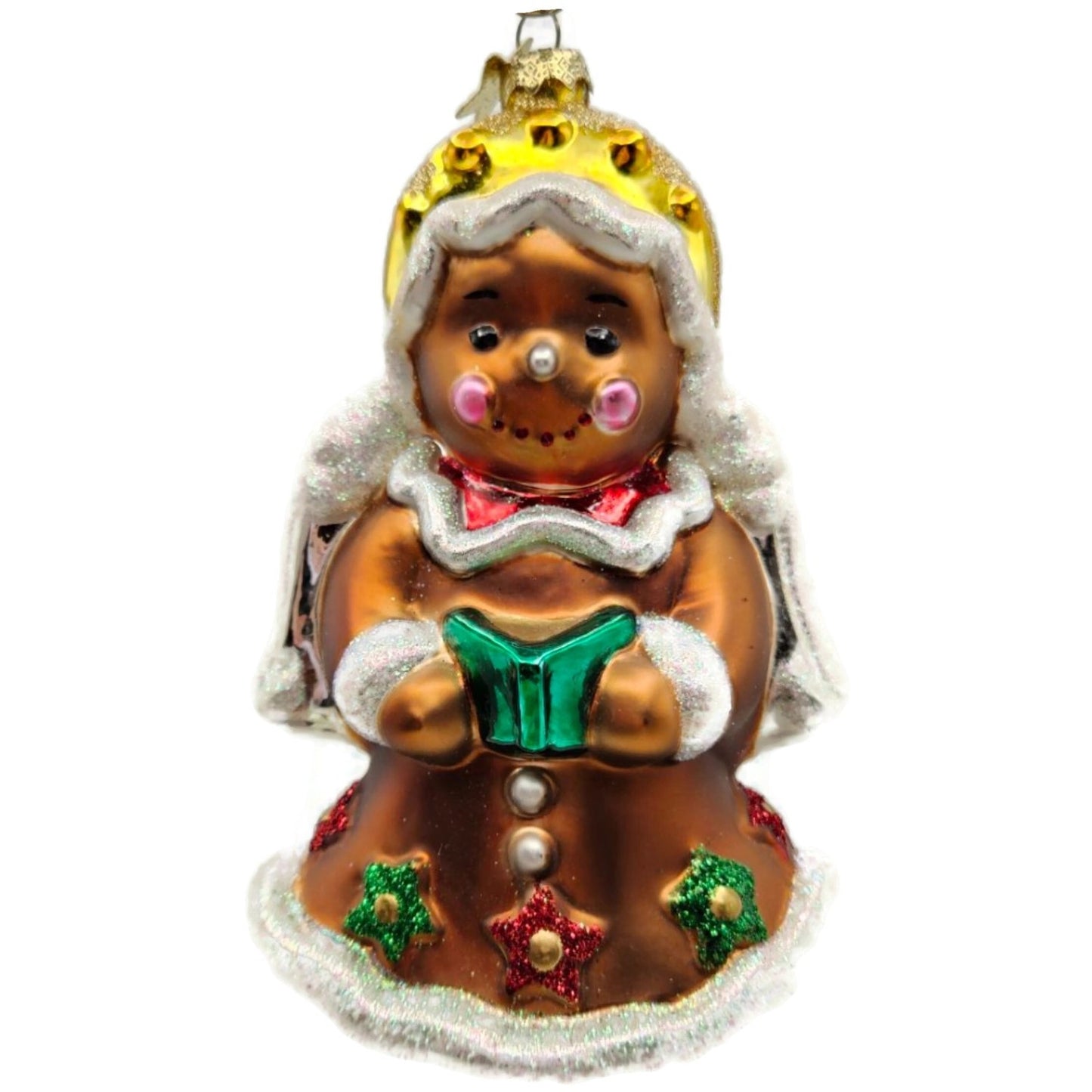 Gingerbread Angel Glass OWC Holiday Christmas Tree Ornament Old World Christmas