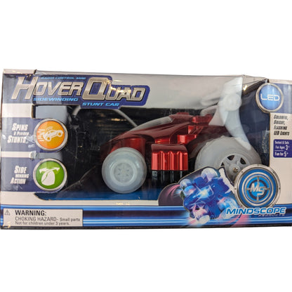 Mindscope Hover Quad Sidewinding Stunt Car Remote Control LED Lights Red NEW