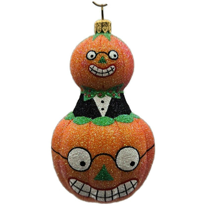 Patricia Breen Trick or Treaters Four Eyes Orange Pumpkin Halloween Ornament HCB