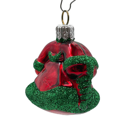 Patricia Breen Miniature Fine Phone Red Green Christmas Holiday Tree Ornament