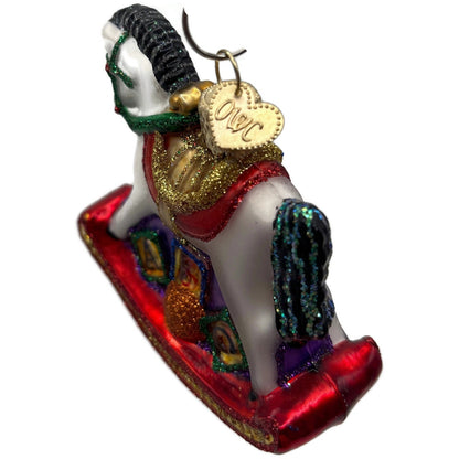 Pony Childs First Rocking Horse Collection Old World Christmas Tree Ornament