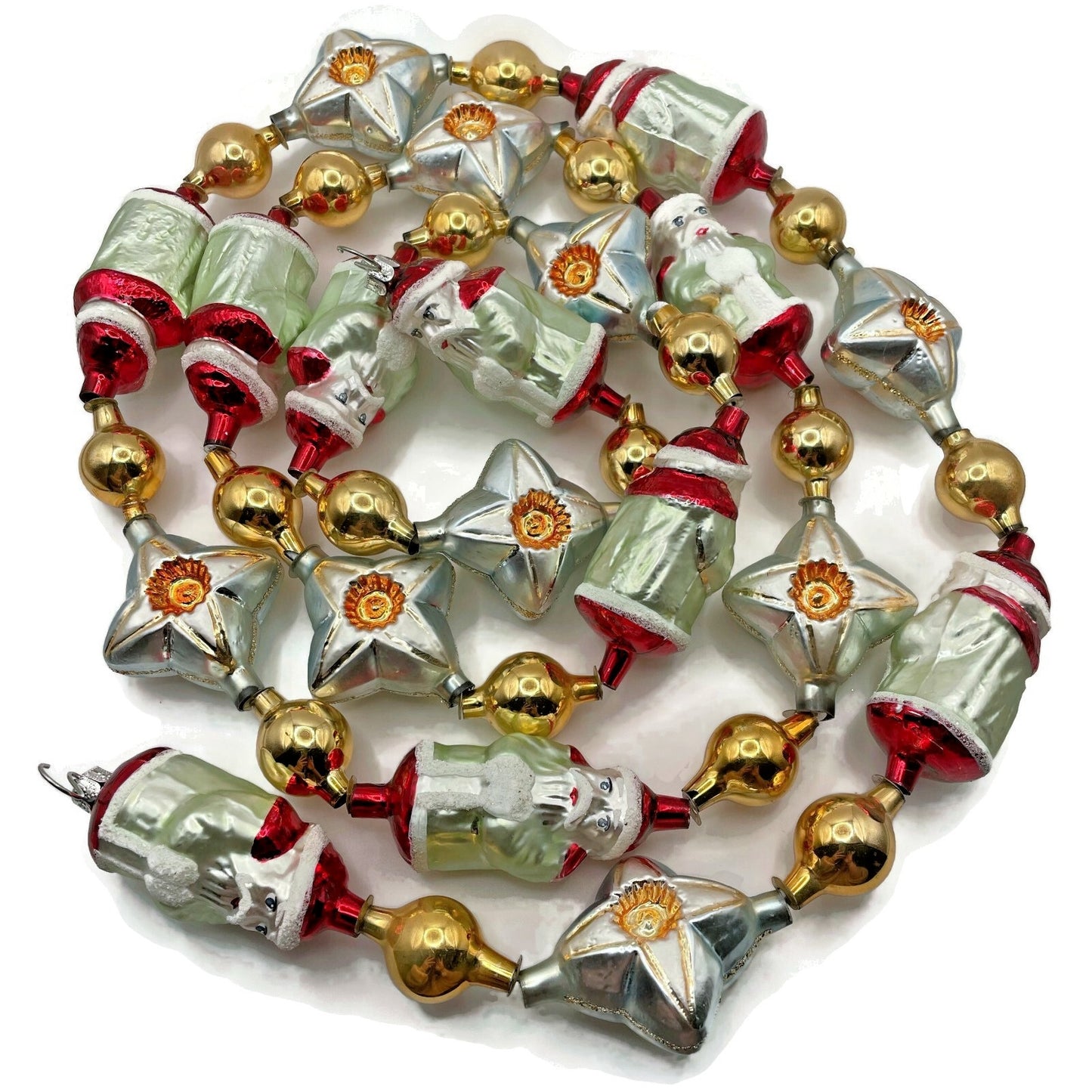 Christopher Radko Garland Santa Claus by Starlight Pearl Christmas Tree 94-451