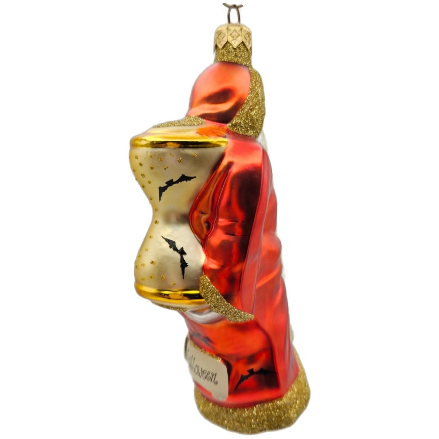 Patricia Breen Out With The Old Santa Claus Orange Pumpkin Halloween Ornament CO