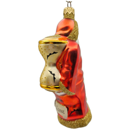 Patricia Breen Out With The Old Santa Claus Orange Pumpkin Halloween Ornament CO