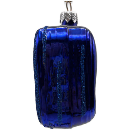 Patricia Breen To My Sweet Blue Shiny Back Valentines Christmas Tree Ornament