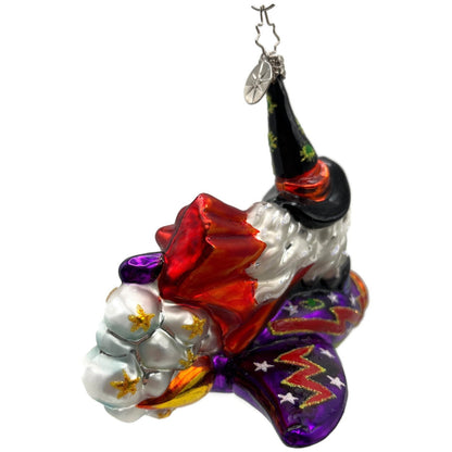 Christopher Radko Broomer Zoomer Witch Halloween Christmas Tree Ornament 1011692