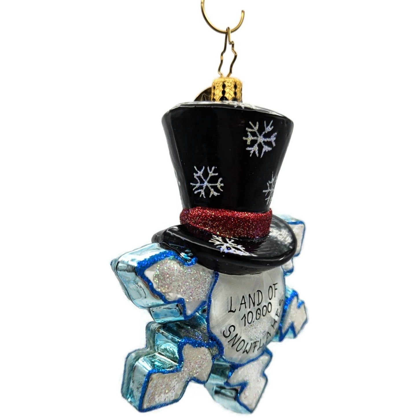 Christopher Radko Land Of 10,000 Snowflakes Minnesota Christmas Ornament 3011612