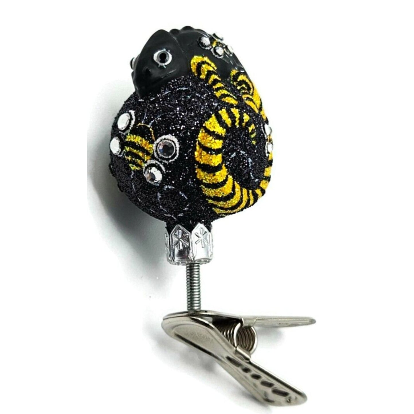 Patricia Breen Ultra Miniature Chameleon Crystal Wings Bees Clip Ornament 2550