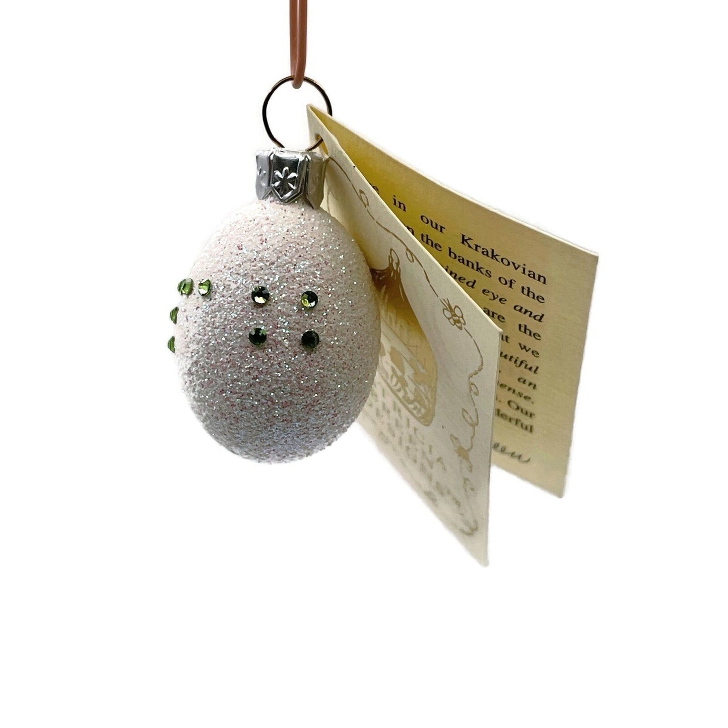 Patricia Breen Miniature Egg Pax Peace Easter Holiday Christmas Ornament 2922
