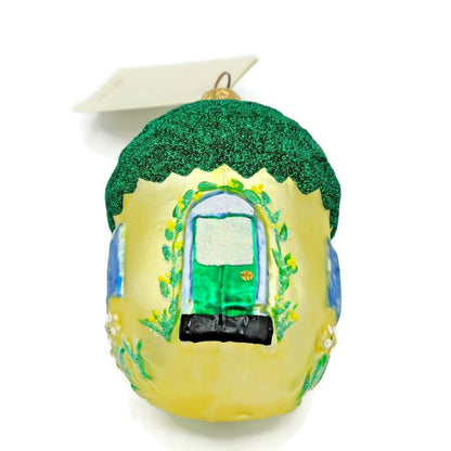Patricia Breen Summer Acorn House Garland Glittered Christmas Tree Ornament