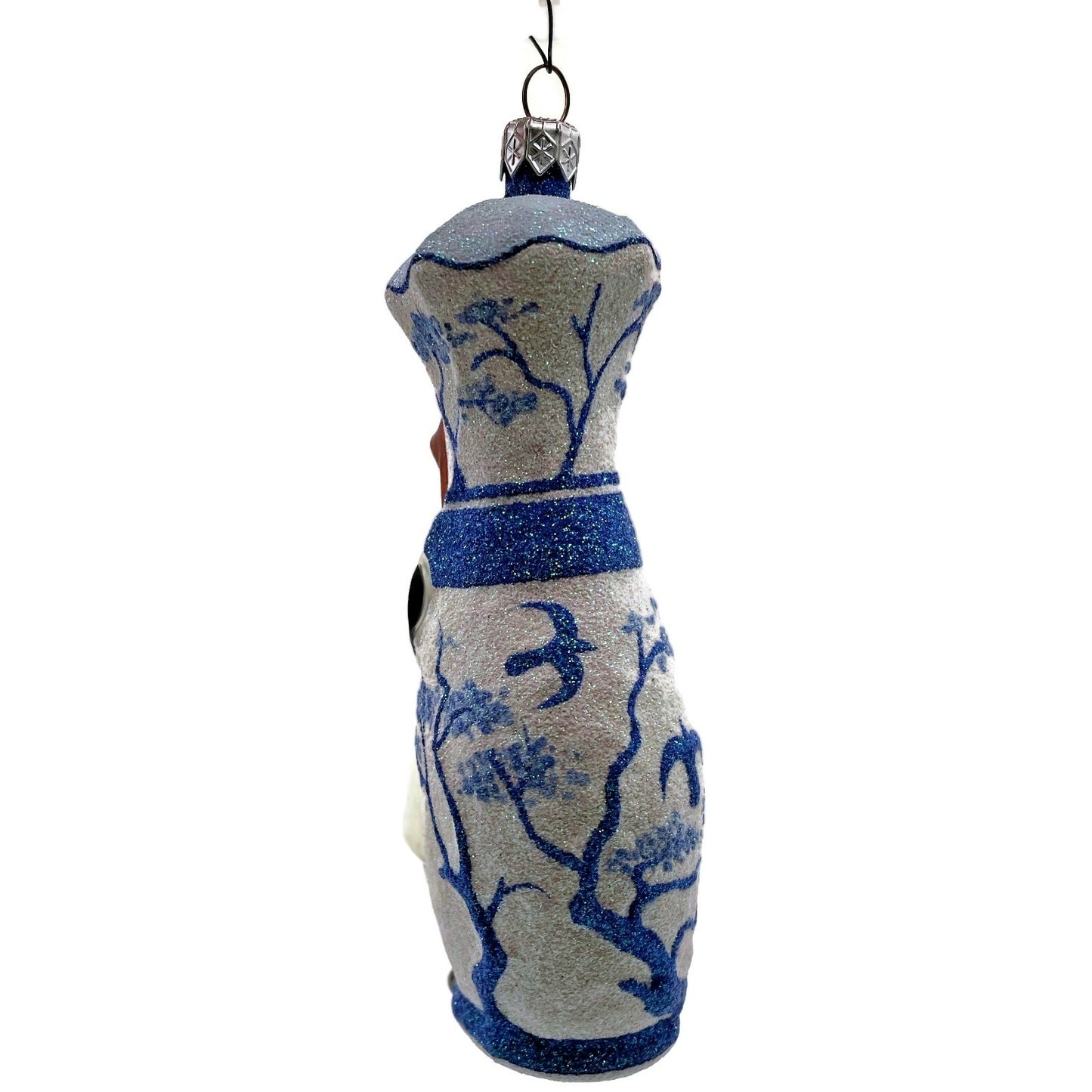 Patricia Breen Girl with Vase Boits Daughter Chinoiserie Christmas Tree Ornament