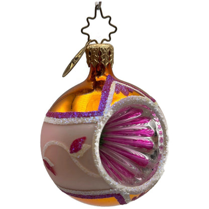 Christopher Radko Fantasia Kensington Glow Ball Reflector Christmas Ornament