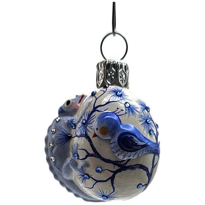 Patricia Breen Springtime Chameleon Blue Bird Spring Christmas Ornament
