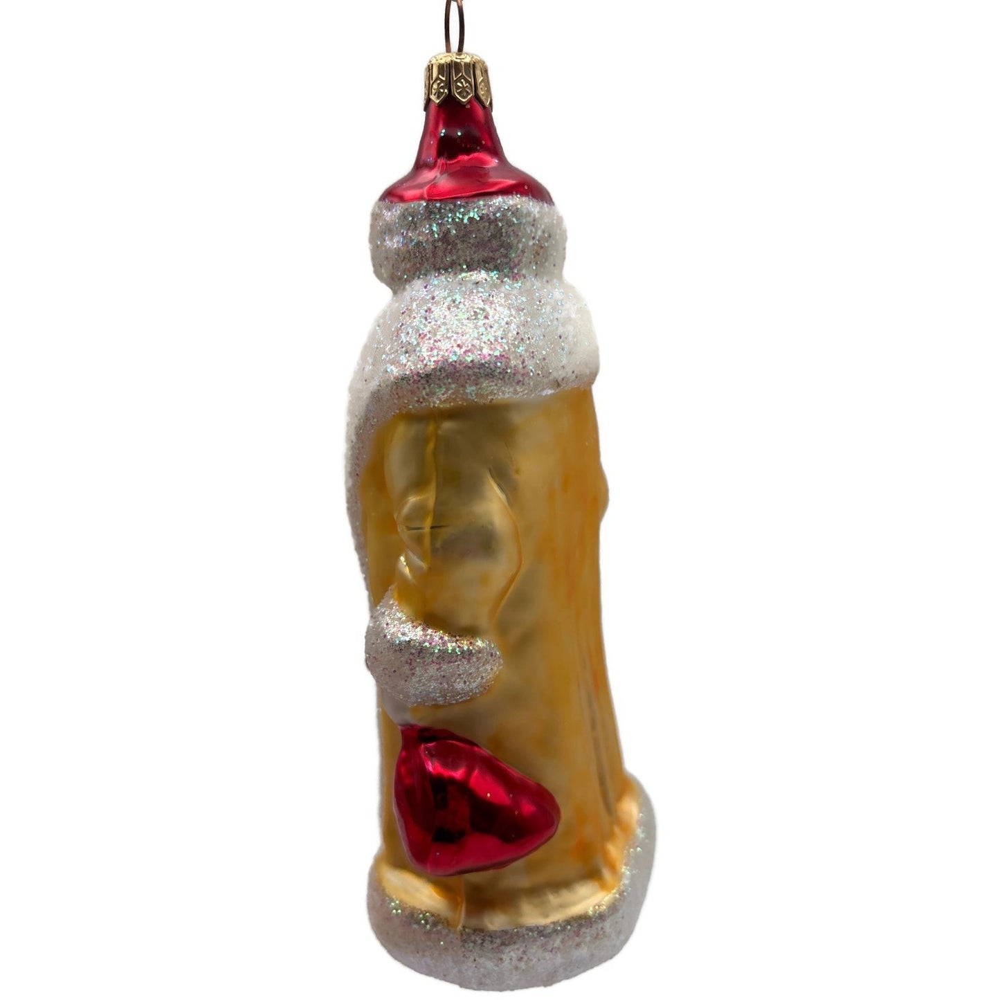 Christopher Radko Russian Santa Claus Yellow Red Christmas Ornament 91-112-1