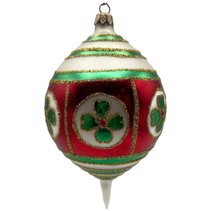 Christopher Radko Emerald Isle St. Patrick Drop Christmas Tree Ornament 97-204-0
