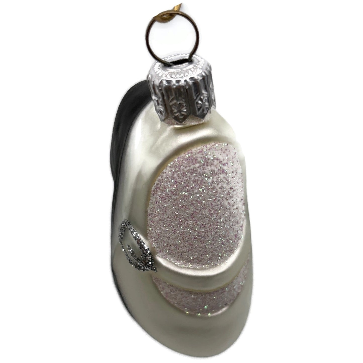 Patricia Breen Little Ones Shoe Pearl Glittered Holicay Christmas Tree Ornament