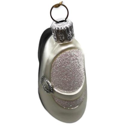 Patricia Breen Little Ones Shoe Pearl Glittered Holicay Christmas Tree Ornament