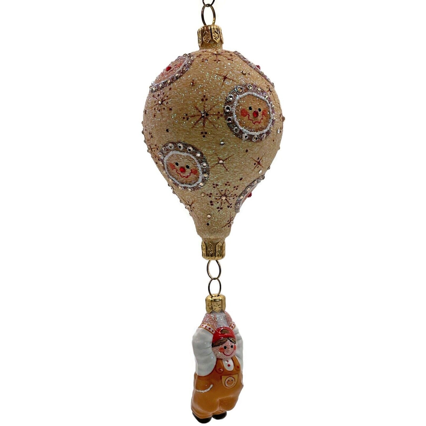Patricia Breen Ornament Miniature Balloon Boy Gingerbread Christmas Tree Decor