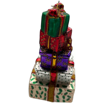 Christopher Radko Heavy Lifting Nick Santa Glass Christmas Ornament 1016139