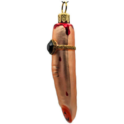 Patricia Breen Halloween Lady Finger New Manicure Pumpkin Christmas Ornament
