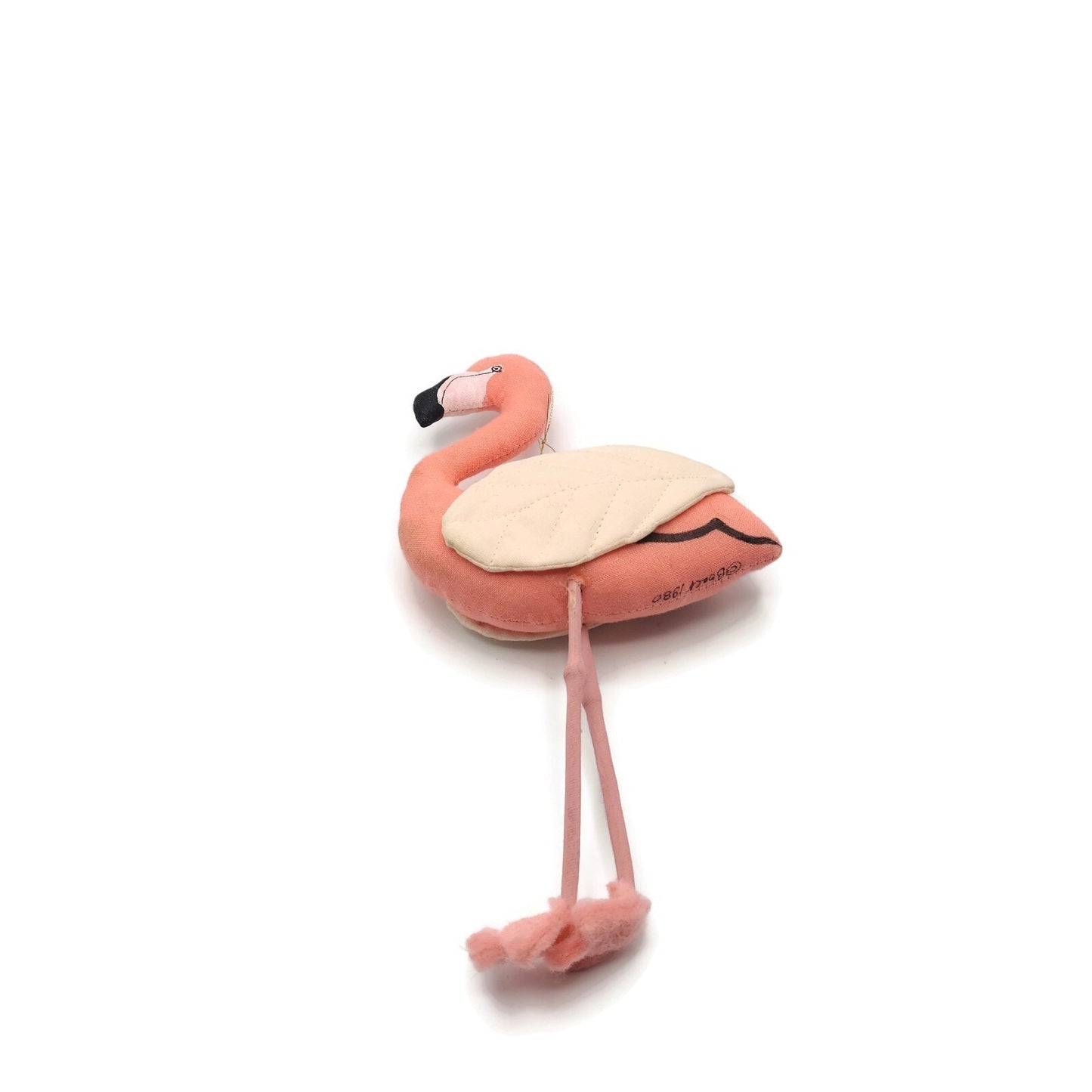 Gladys Boalt Flamingo Bird Handmade Animal Fabric Christmas Tree Ornament