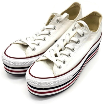 Converse Chuck Taylor All Star Platform OX White Canvas Shoes 136895C Unisex