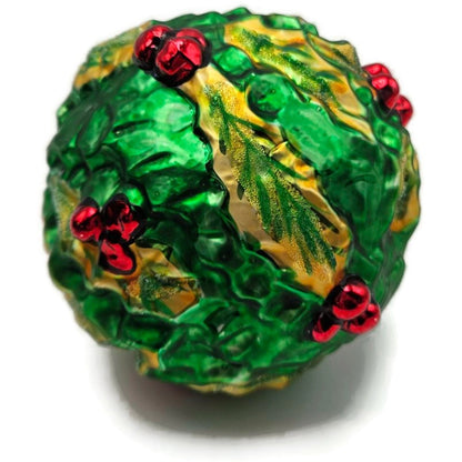 Christopher Radko Holly Frost Berry Green Christmas Tree Ornament 97-135-0
