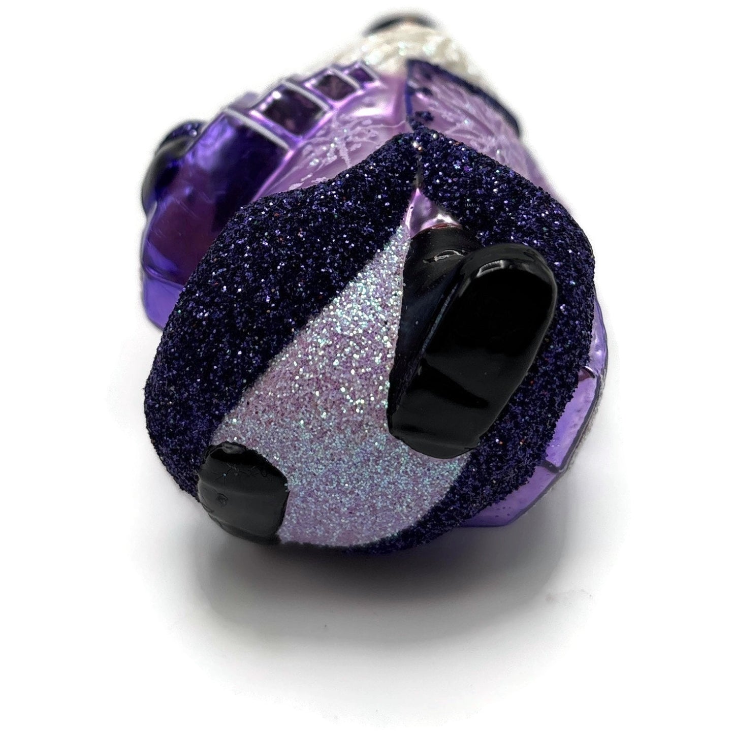 Patricia Breen Miniature City Santa Purple New York Snowflake Christmas Ornament