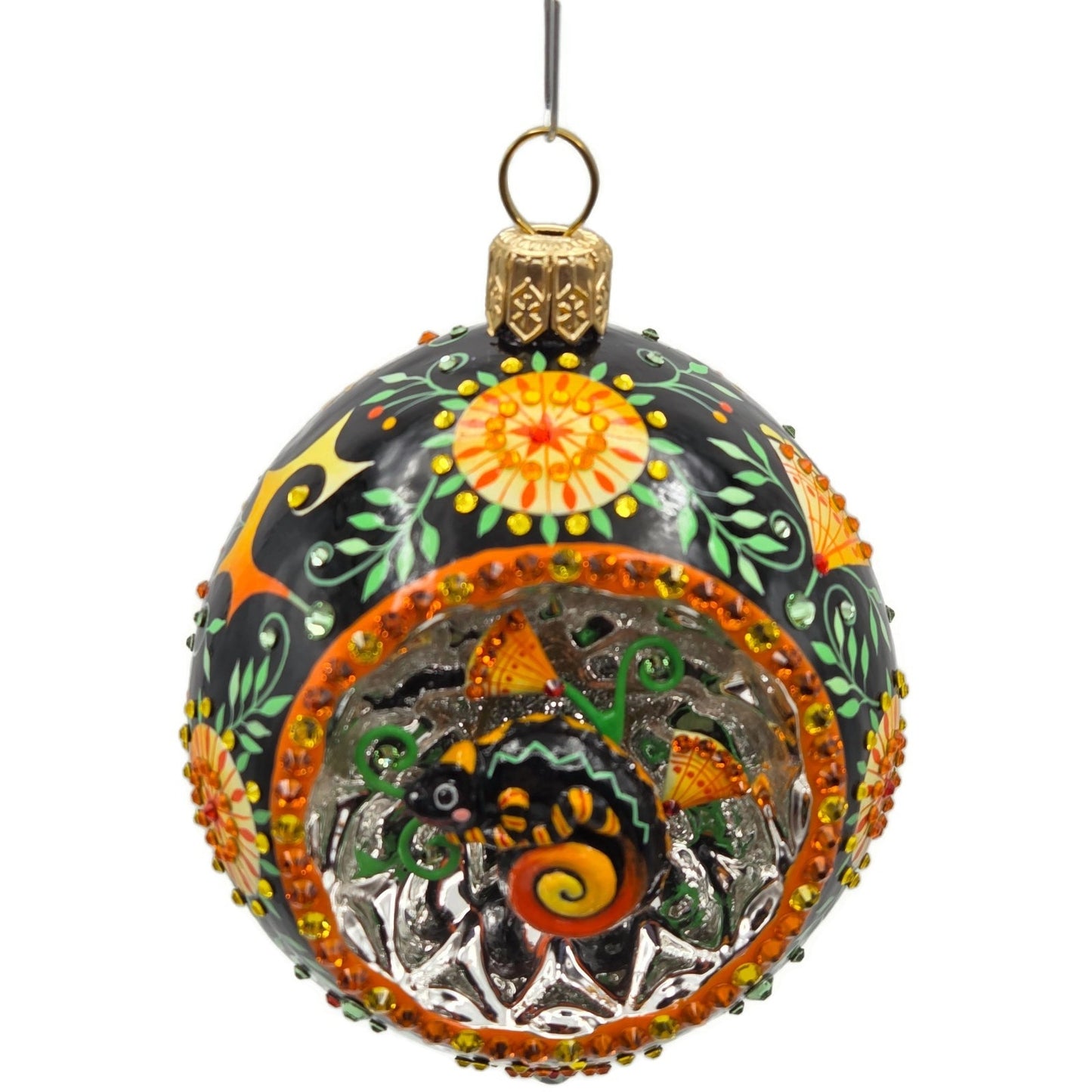 Patricia Breen Toujours Hamish Russian Fable Chameleon Christmas Ornament 3352