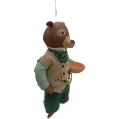 Gladys Boalt Papa Bear Goldilocks and The Three Bears Christmas Ornament Signed