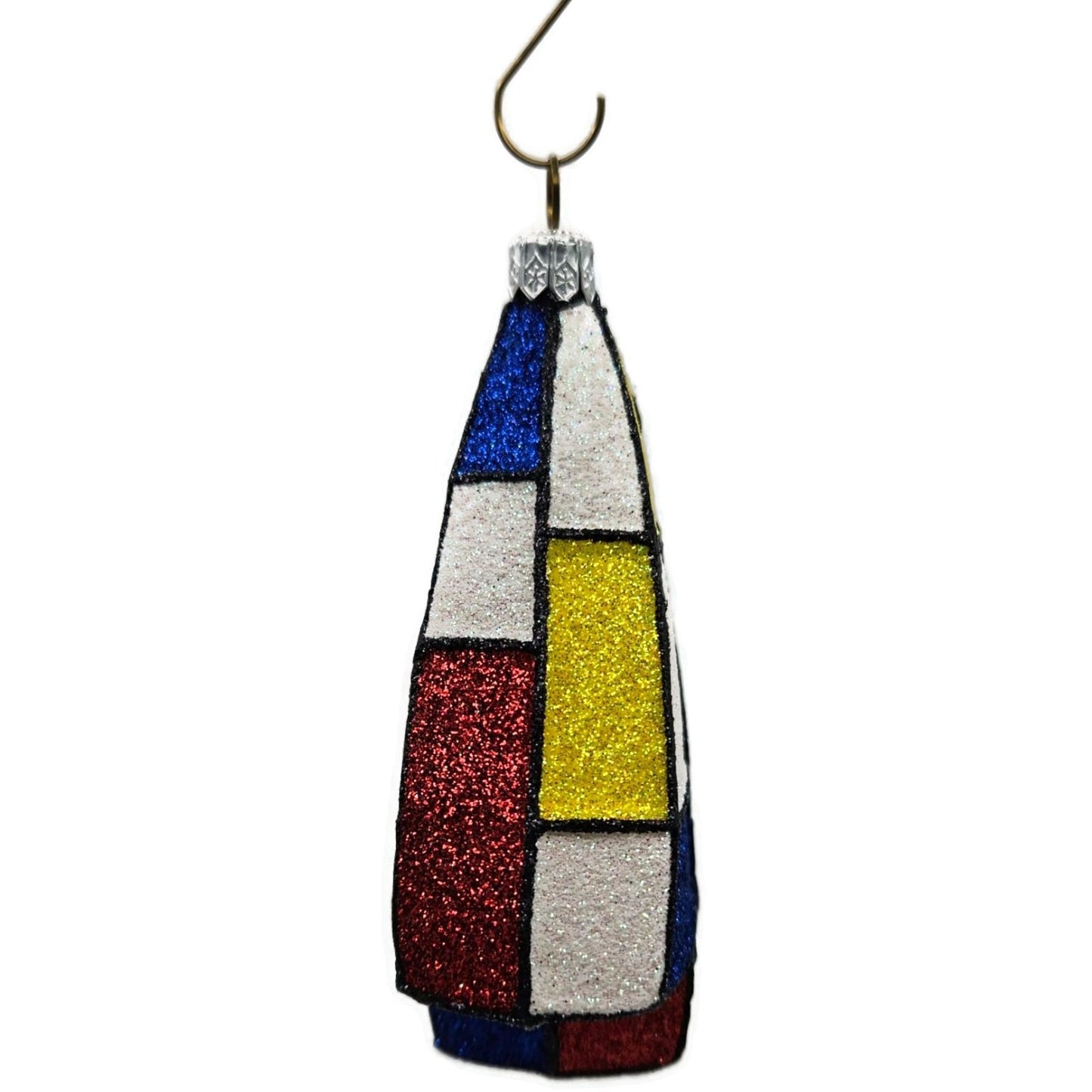 Patricia Breen Mondrian Tree Piet Abstract Art Dutch Artist Christmas Ornament