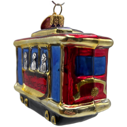 Landmark Creations Cable Car San Francisco California Christmas Tree Ornament