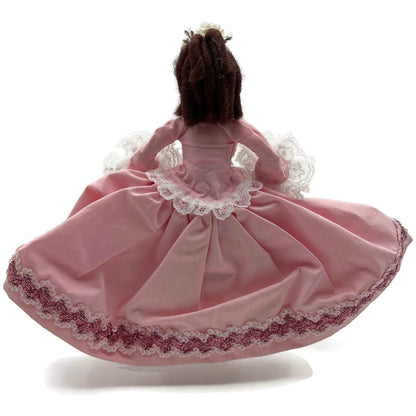 Gladys Boalt Beauty Belle Pink Beauty and The Beast Fabric Christmas Ornament