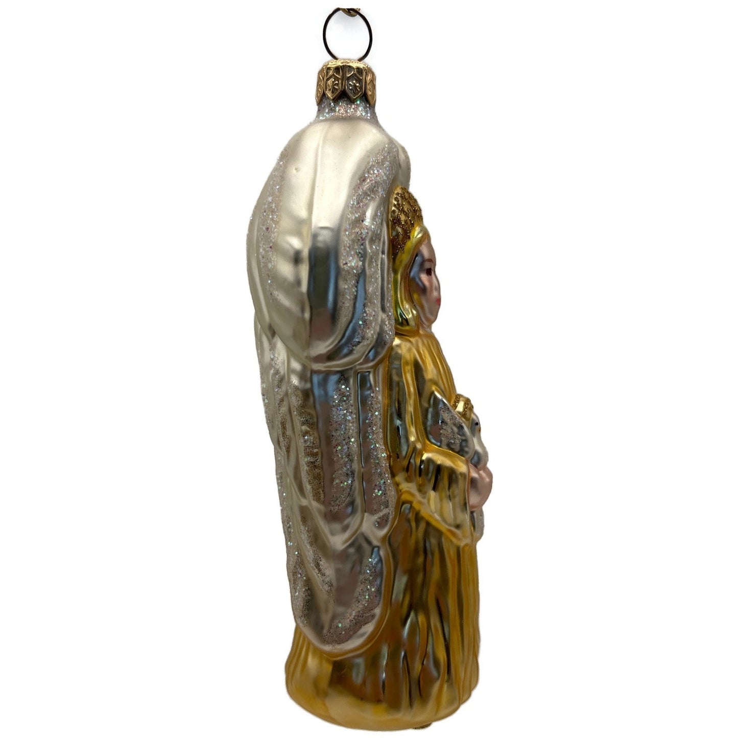 Patricia Breen Angel Of Peace Gold Blonde Glittered Wings Christmas Ornament