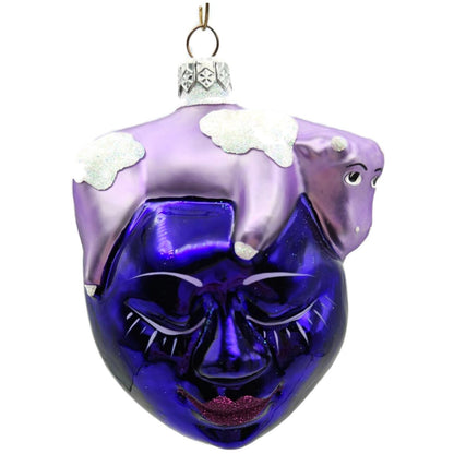 Patricia Breen And The Cow Jumped Purple Diddle Diddle Series Christmas Ornament