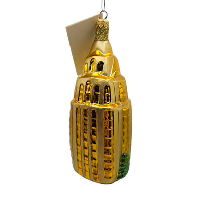 Patricia Breen Manhattan Ape Gold Red Plane King Kong Christmas Tree Ornament