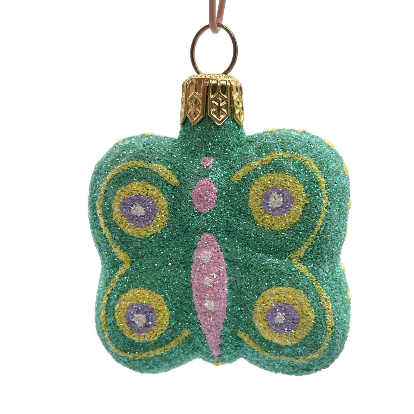 Patricia Breen Butterfly Green Bug Insect Spring Holiday Christmas Tree Ornament