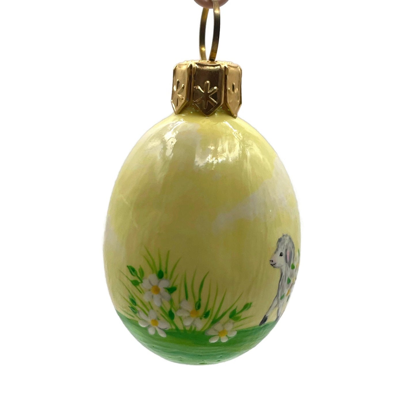 Patricia Breen Miniature Egg Surprise Rex Rides Easter Christmas Ornament 2207