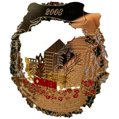 The Portland Ornament OMSI Oregon Museum of Science And Industry Gold Plated