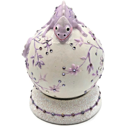 Patricia Breen Chameleon Cachette Lavender Flowers Spring Christmas OOAK CO