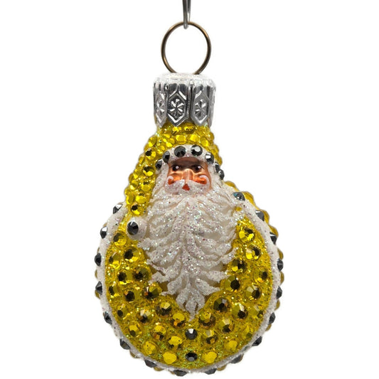 Patricia Breen Ladybug Noel Yellow Jeweled Polka Dots Spring Christmas Ornament