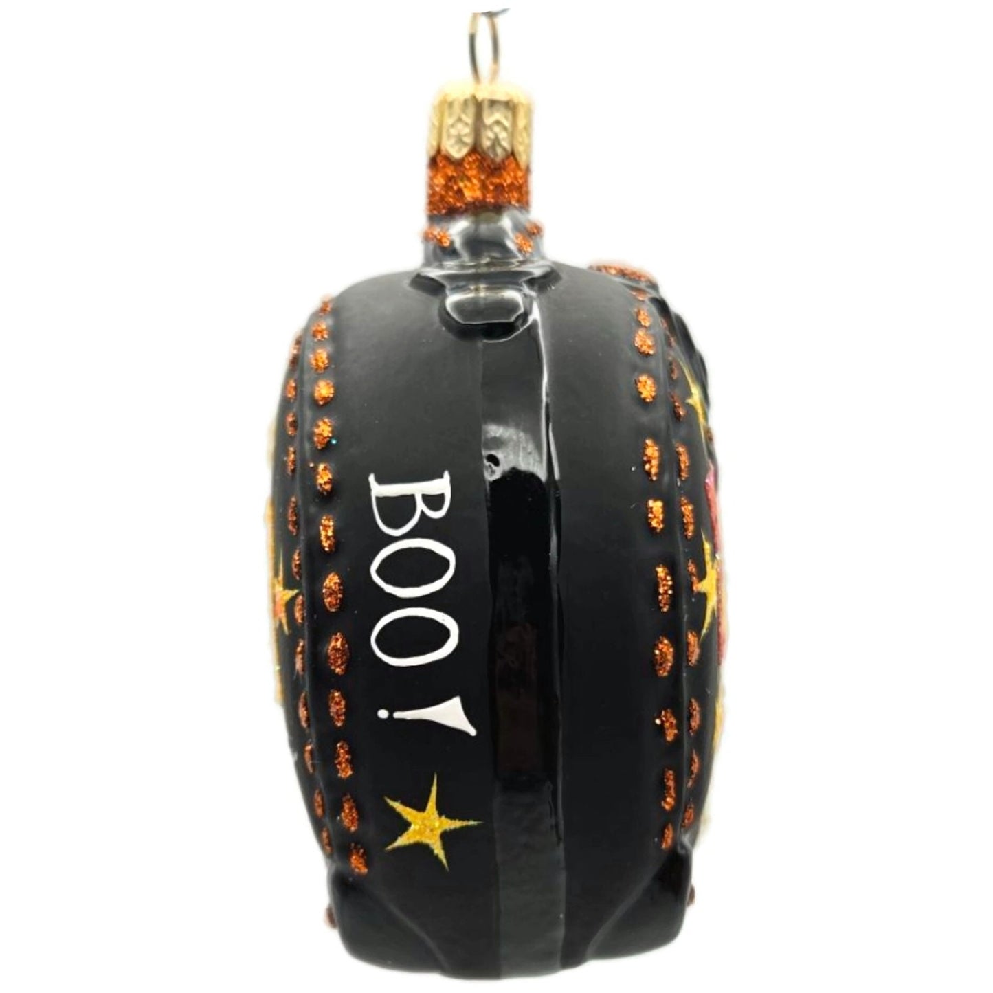 Patricia Breen Journey With Me Black Pumpkin Stars Halloween Christmas Ornament